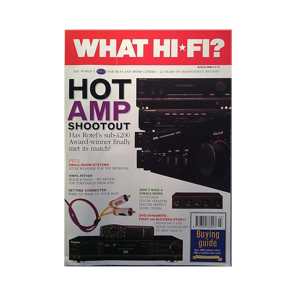 What Hi-Fi and home cinema magazine : Hot Amp Shootout - used magazine