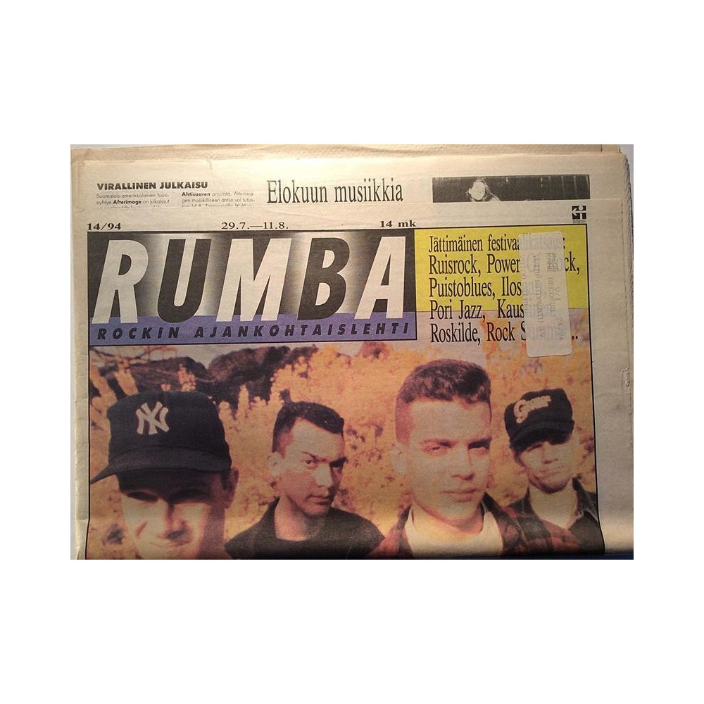 Rumba rockin ajankohtaislehti : Ruisrock, Mike Monroe, The Who, Xysma - begagnade magazine