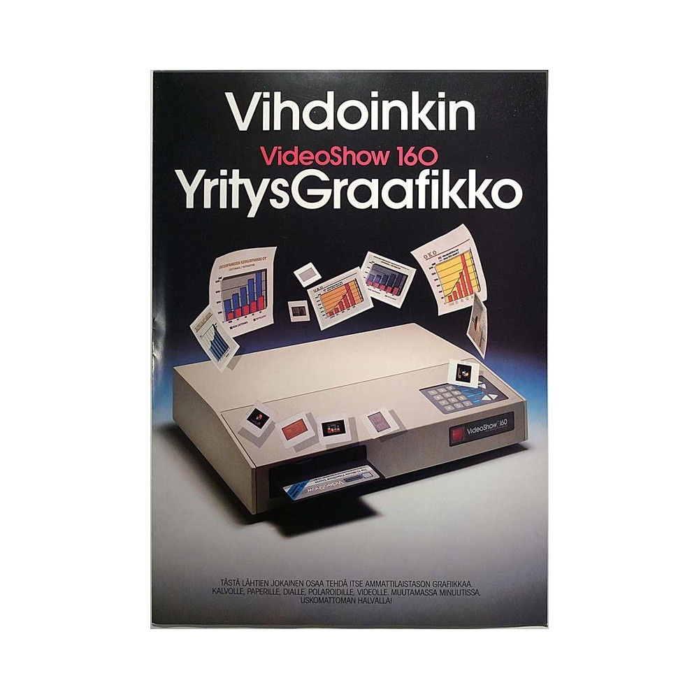 VideoShow 160 : Vihdoinkin YritysGraafikko - Brochure computer