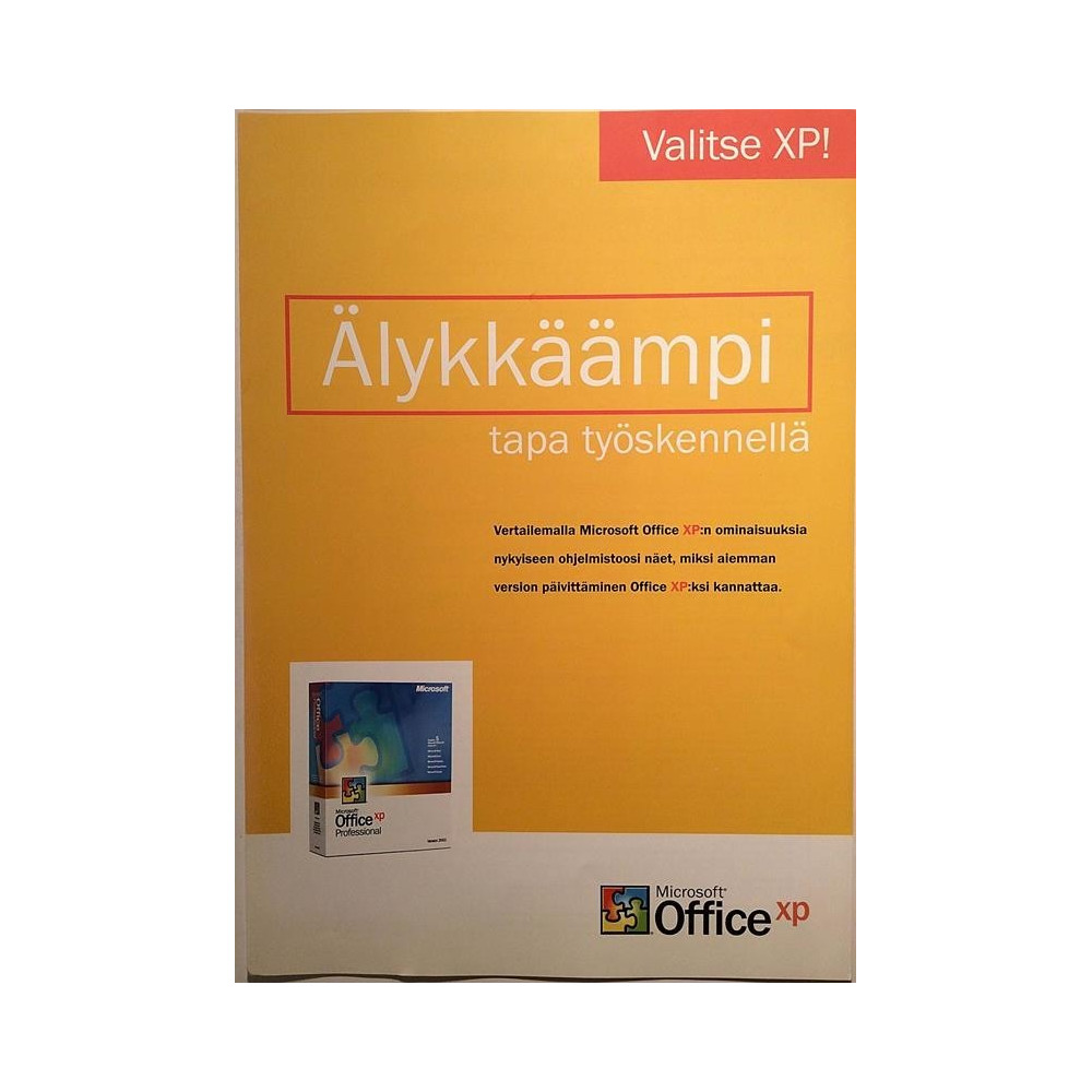 Valitse XP! : Älykkäämpi tapa työskennellä Office XP - Brochure computer