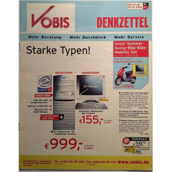 Vobis Denkzettel : Mehr Beratung Mehr Durchblick Mehr Service - Brochure computer