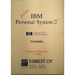 IBM Personal System/2 : Avaintuotehinnasto 3/-90 - Brochure computer