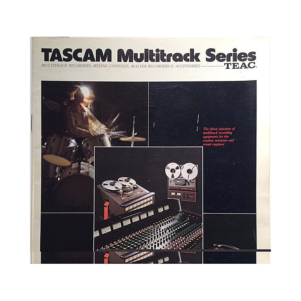 Tascam Multitrack Series : Recorders, Mixing Consoles & Accessories - Brochure music