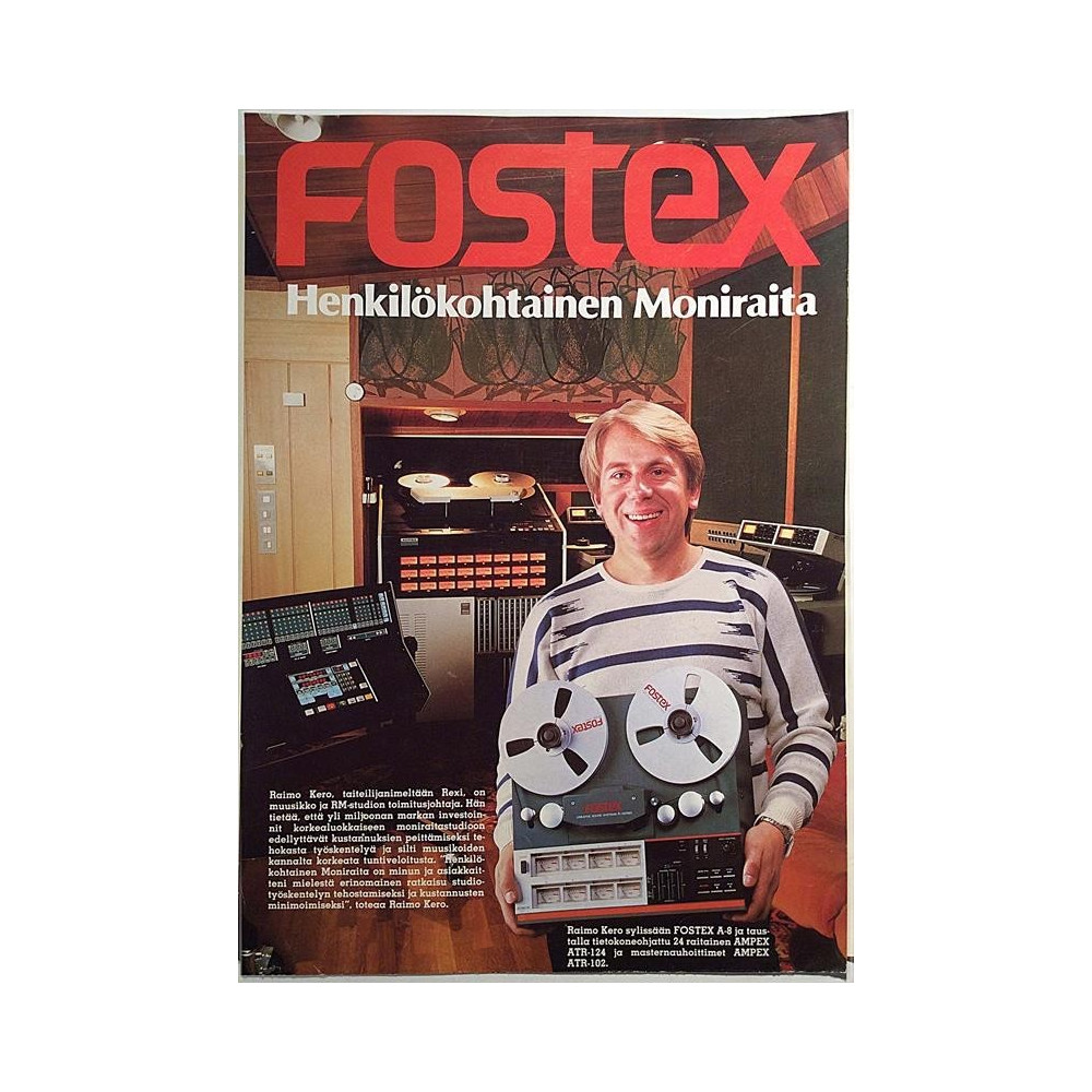 Fostex : Henkilökohtainen Moniraita - Brochure music