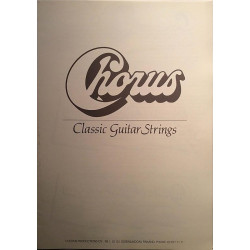Chorus : Classic Guitar Strings esaite - Brochure music