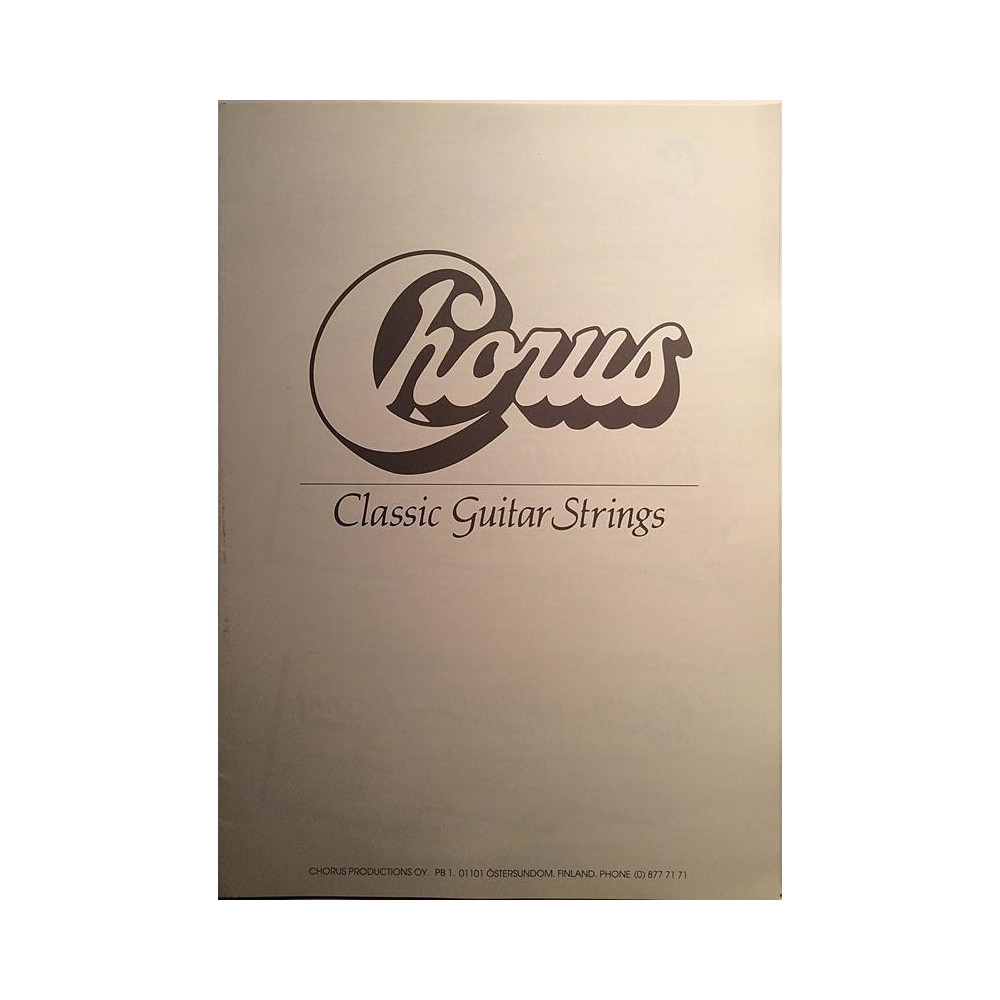 Chorus : Classic Guitar Strings esaite - Brochure music