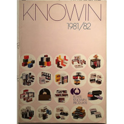 Knowin 1981/82 1981  LP-levy telineet ja tarvike tuoteluettelo Tuote-esite musiikki