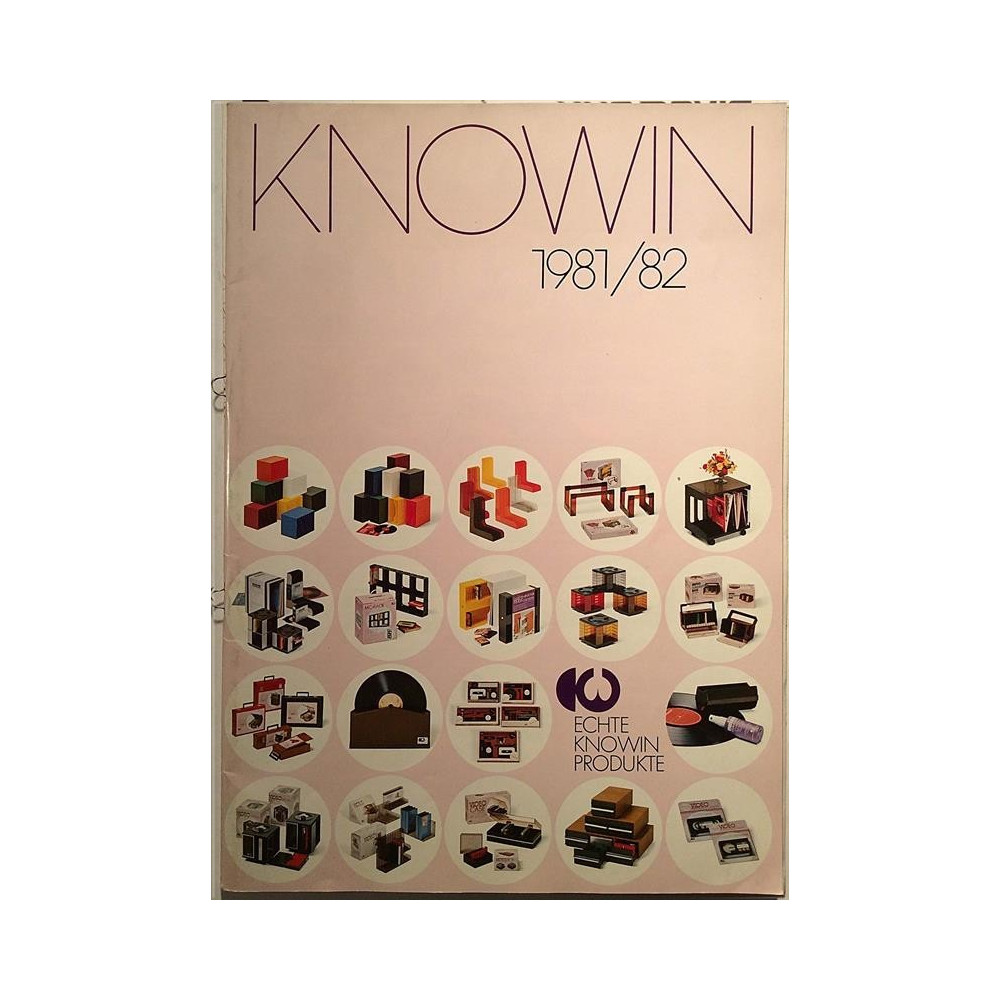 Knowin 1981/82 1981  LP-levy telineet ja tarvike tuoteluettelo Tuote-esite musiikki