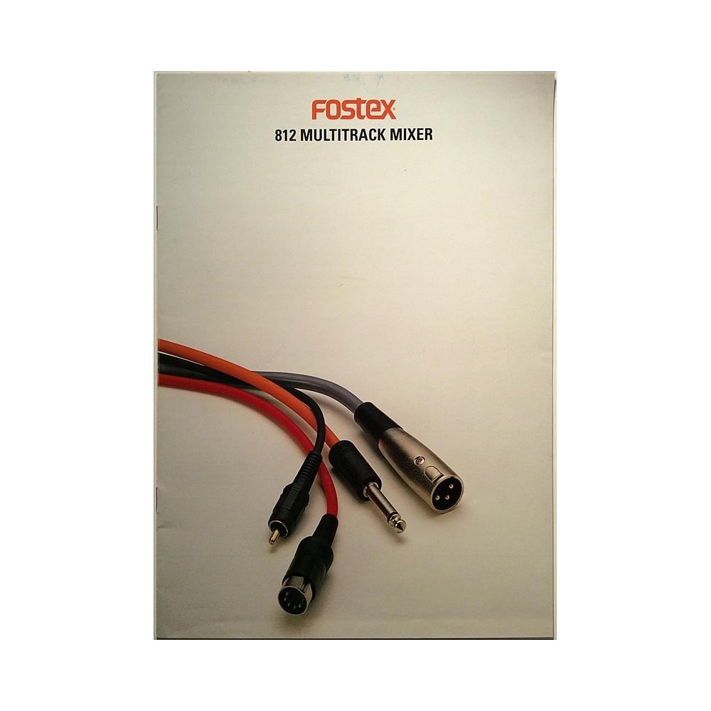 Fostex : 812 Multitrack Mixer - Brochure music