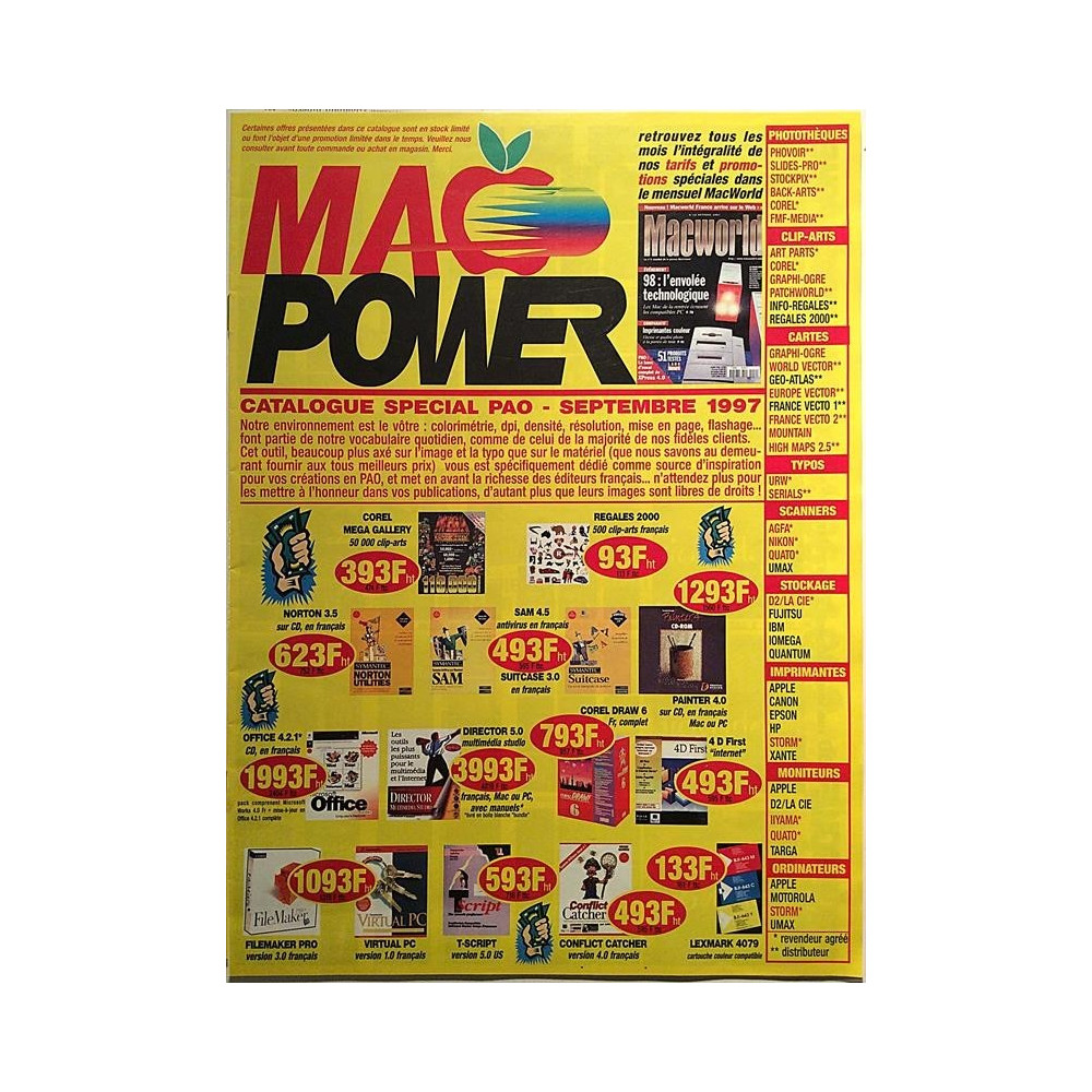 MAC Power catalogue special pao : ranskalainen postimyyntiluettelo - Brochure computer