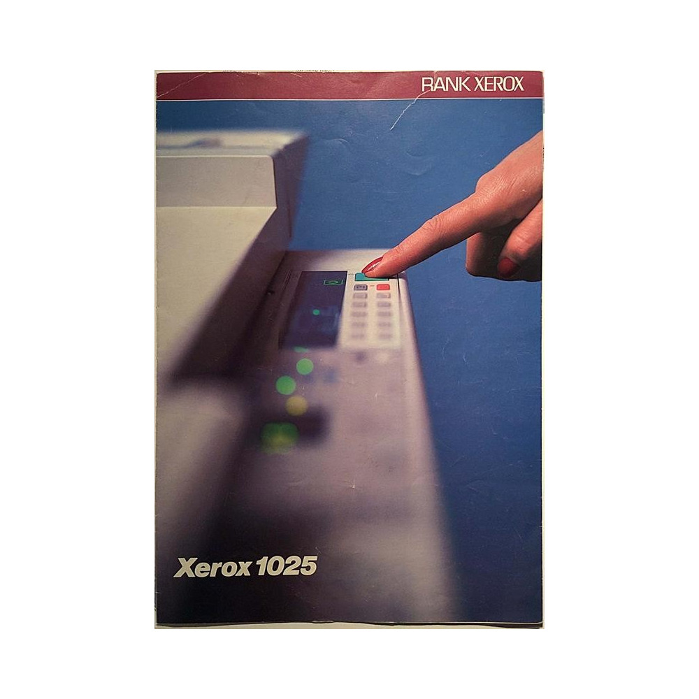 Rank Xerox 1980’s  Xerox 1025 esite Tuote-esite