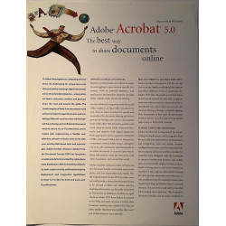 Adobe Acrobat 5.0 : The best way to share documents online - Brochure software