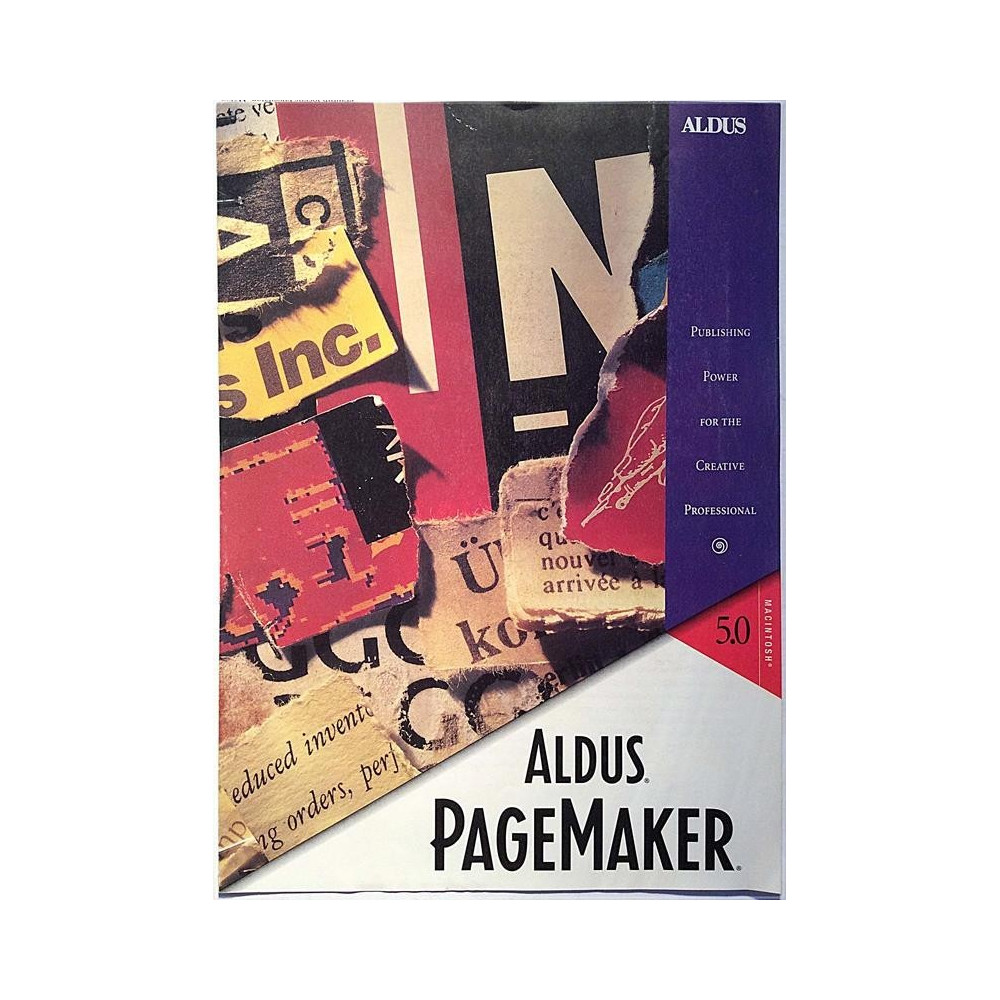Aldus Pagemaker 5.0 Macintosh : Publishing Power for the Creative Professional - Brochure software