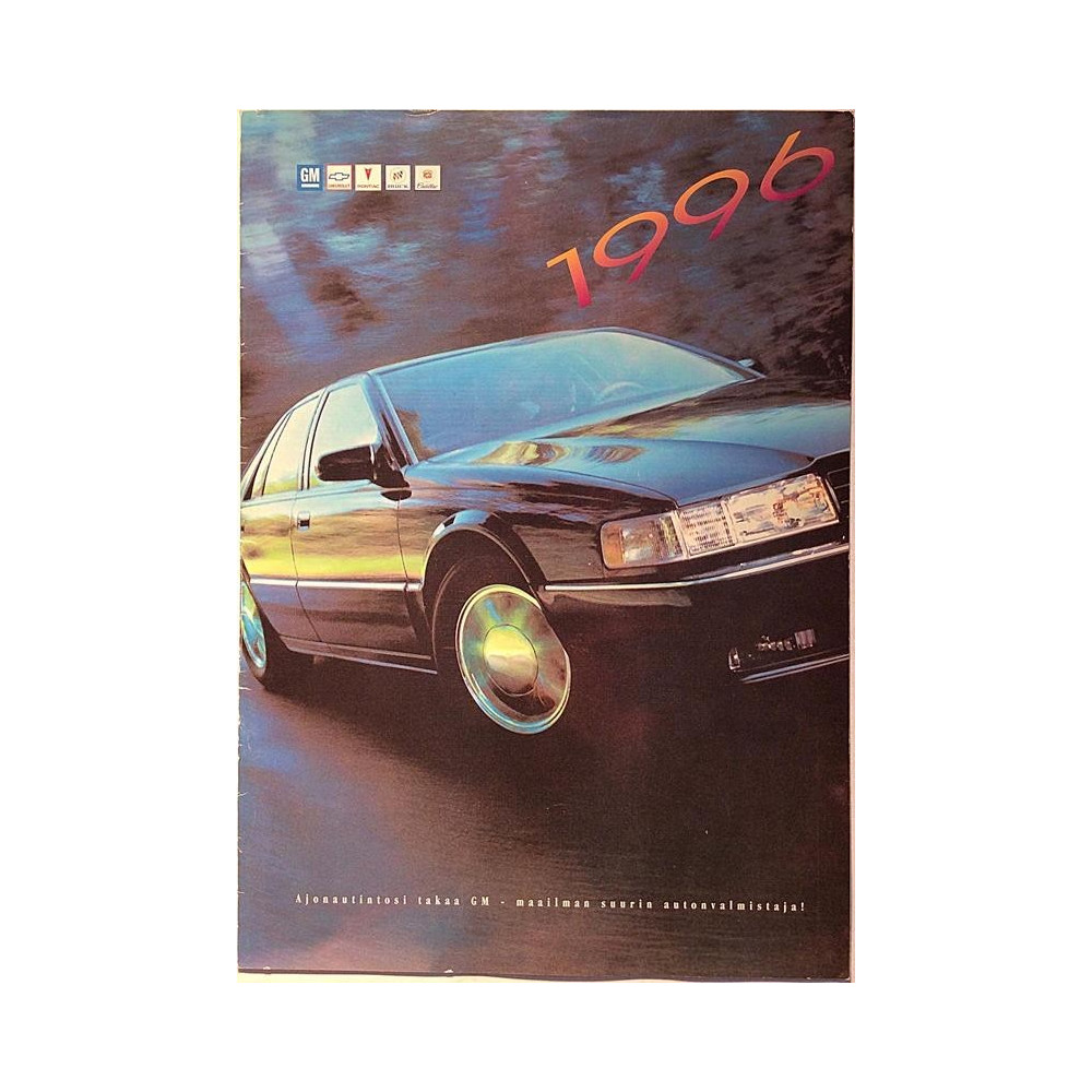 Ajonautintosi takaa GM 1996  maailman suurin autonvalmistaja! Tuote-esite autoilu