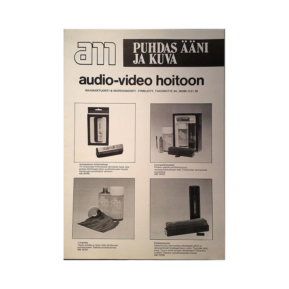 a11 puhdas ääni ja kuva : audio-video hoitoon - Brochure HiFi