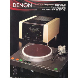 Denon POA-8000, PRA-2000, DP-100M 1982  Power amplifier, pre amplifier, turntable Tuote-esite Hifi