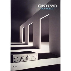 Onkyo High Fidelity : 91/92 Concise Catalog - Brochure HiFi