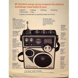 Swinging Portable by Toshiba : RP-1660M - Brochure HiFi