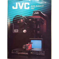 JVC : Juhlavideot 1987 10th Anniversary of VHS - Brochure HiFi