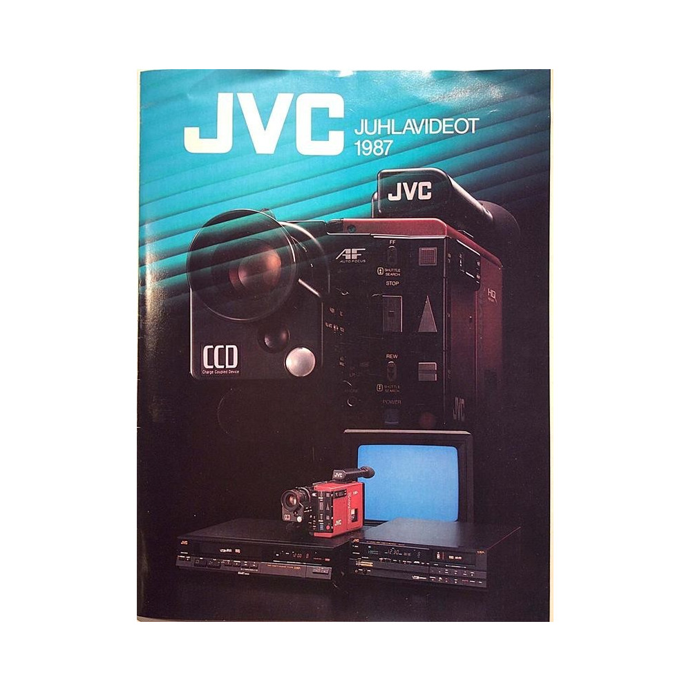 JVC 1986  Juhlavideot 1987 10th Anniversary of VHS Tuote-esite Hifi
