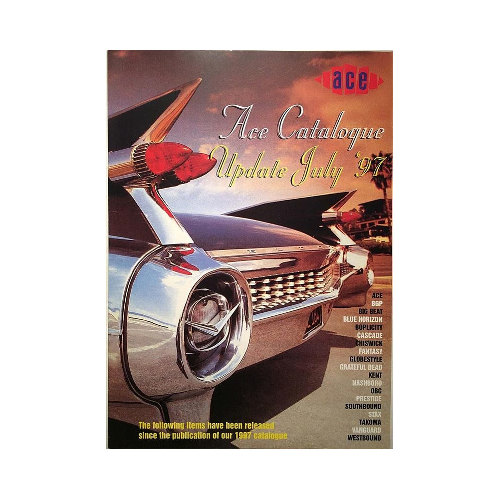 ACE : Catalogue Update July ‘97 - Brochure music