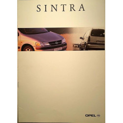 Opel 1996  Sintra myyntiesite Tuote-esite autoilu