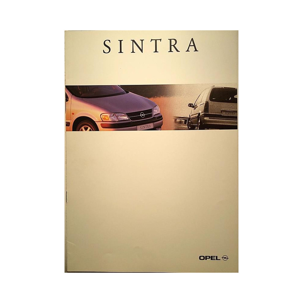 Opel 1996  Sintra myyntiesite Tuote-esite autoilu