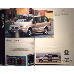 GM Chevrolet Cadillac : Lumina, Trans Sport myyntiesite + hinnasto - Broschyr bil