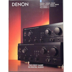 Denon : PMA-1060 PMA-560 TU-660 TU-260 - Brochure HiFi