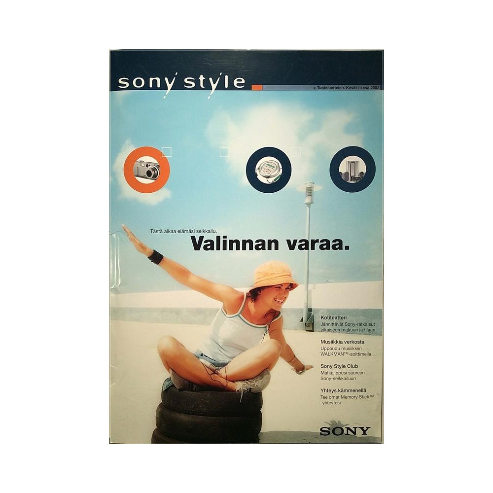 Sony style : Valinnan varaa tuoteluettelo + hinnasto + tekniset tiedot - Brochure HiFi