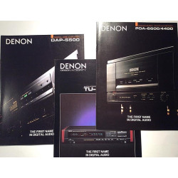 Denon : PRE-Amplifier ja Päätevahvistimet + FM-viritin - Brochure HiFi