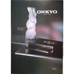 Onkyo : Artistry in Sound tuoteluettelo - Brochure HiFi