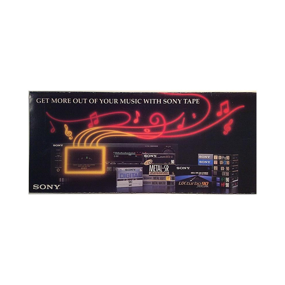 Sony : Get more out of your music with Sony tape - Brochure HiFi