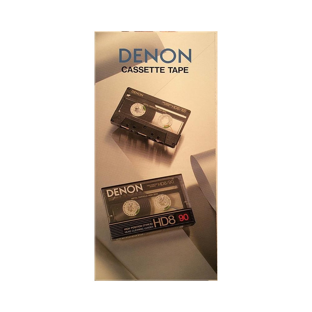 Denon : Cassette tape esite - Brochure HiFi