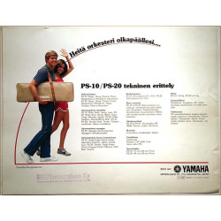 Yamaha : Digitaaliset pikku-urut PS-10 PS-20 - Broschyr musik