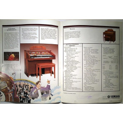 Yamaha : D-65 D-85 Sähköurut esite - Broschyr musik