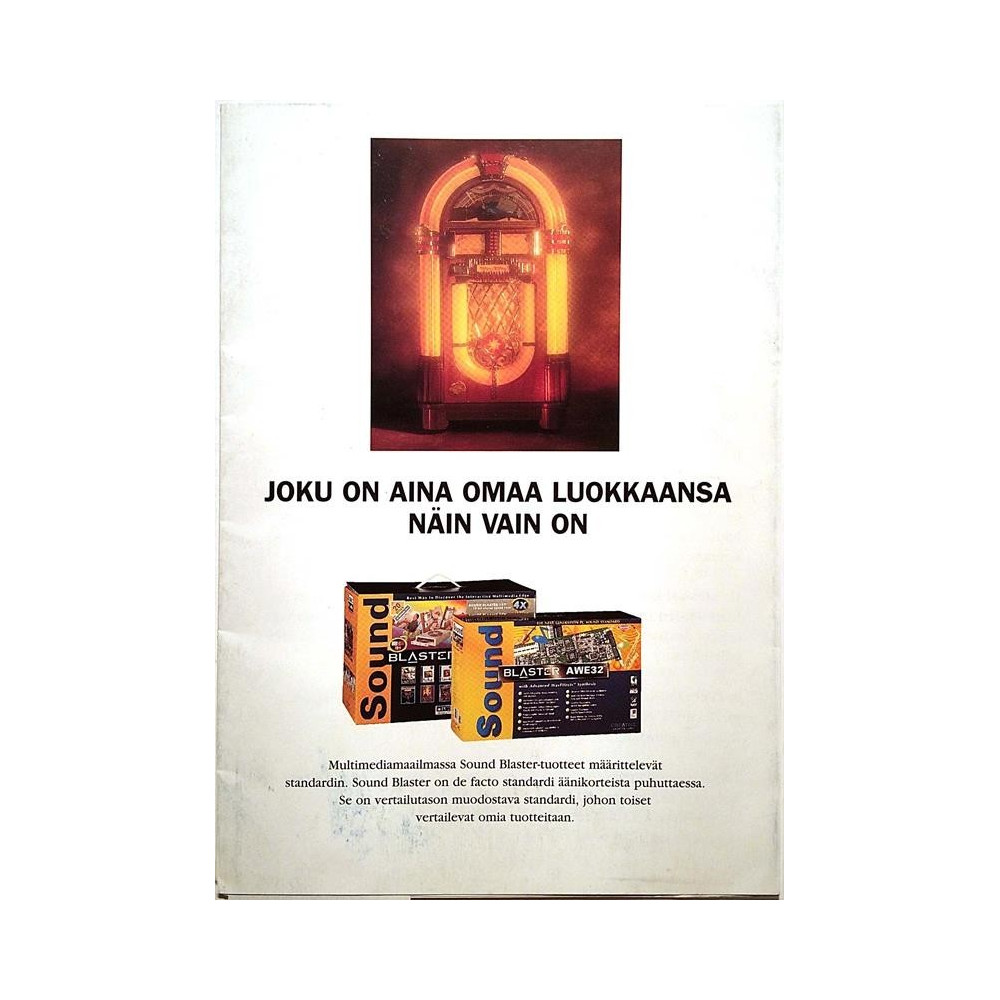 Sound Blaster : Joku on aina omaa luokkaansa näin vain on - Brochure computer