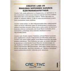 Sound Blaster : Joku on aina omaa luokkaansa näin vain on - Brochure computer