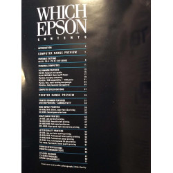 Epson : Which Epson tuoteluettelo - Brochure computer
