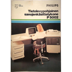 Philips P 5002 : Tietolevypohjainen sanojenkäsittelykone - Brochure computer