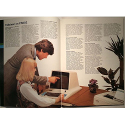 Philips P 5002 1978  Tietolevypohjainen sanojenkäsittelykone Tuote-esite tietokone