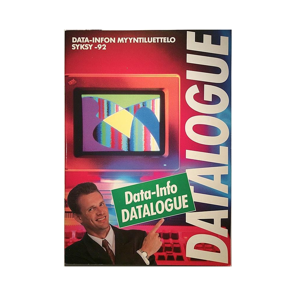Datalogue : Data-Infon myyntiluettelo syksy -92 - Brochure computer