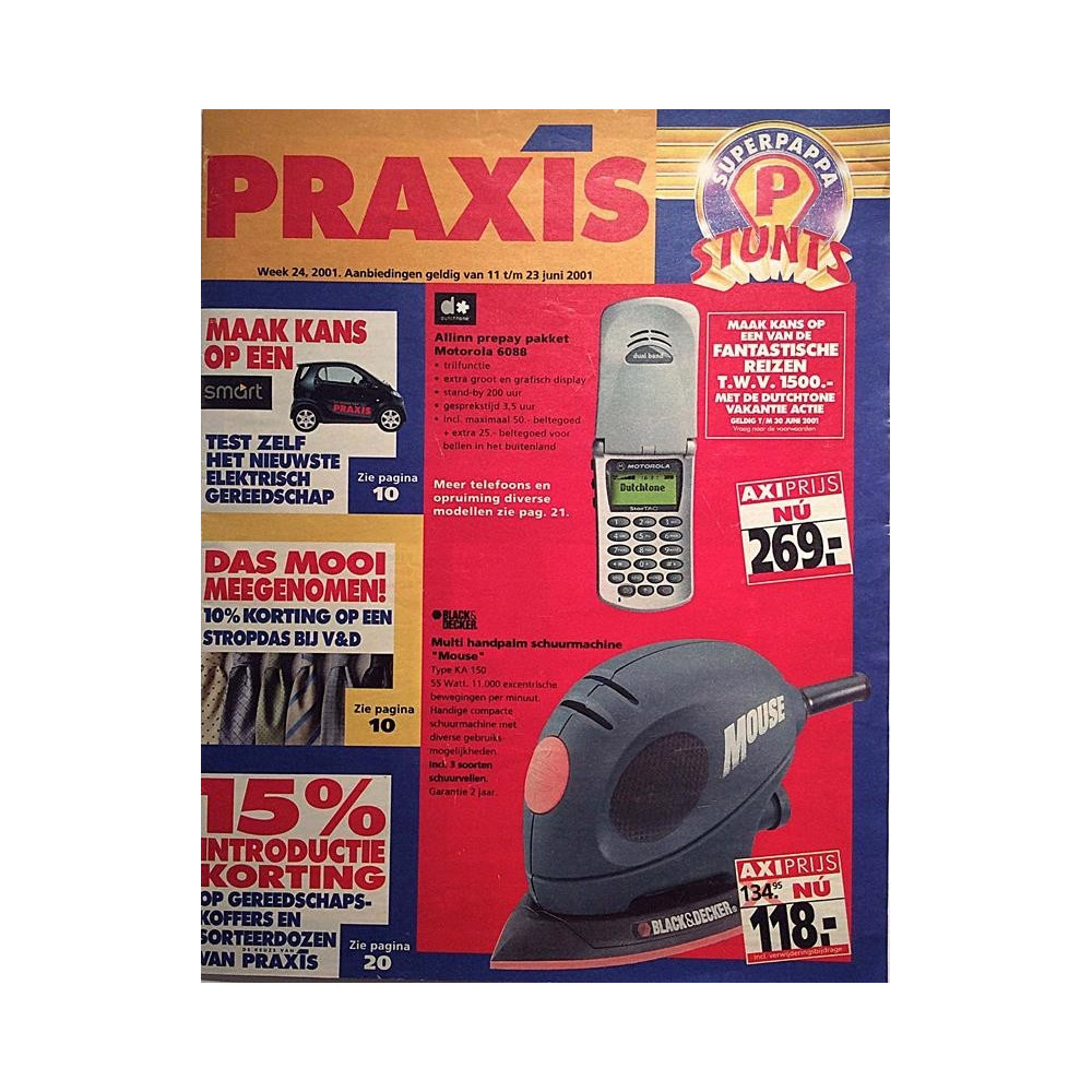 Praxis : Superpappa Stunts postimyyntiluettelo - Brochure