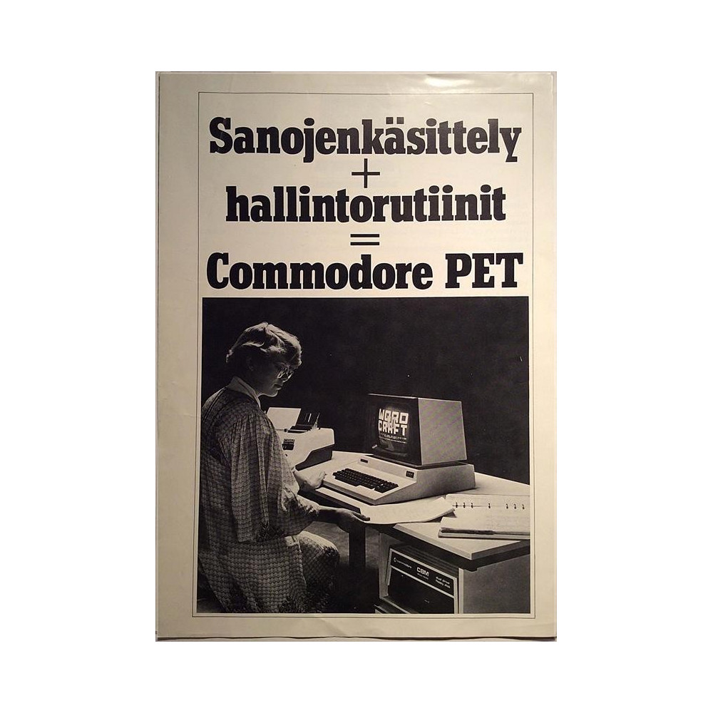 Sanojenkäsittely + hallintorutiinit : = Commodore PET esite - Brochure computer