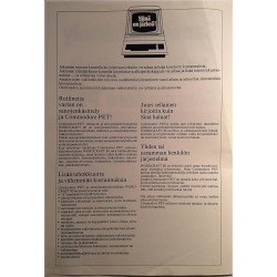 Sanojenkäsittely + hallintorutiinit 1980’s   Commodore PET esite Tuote-esite tietokone