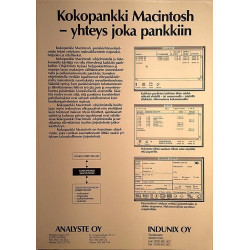 Cash Manager : Kokopankki Macintosh esite - Brochure computer