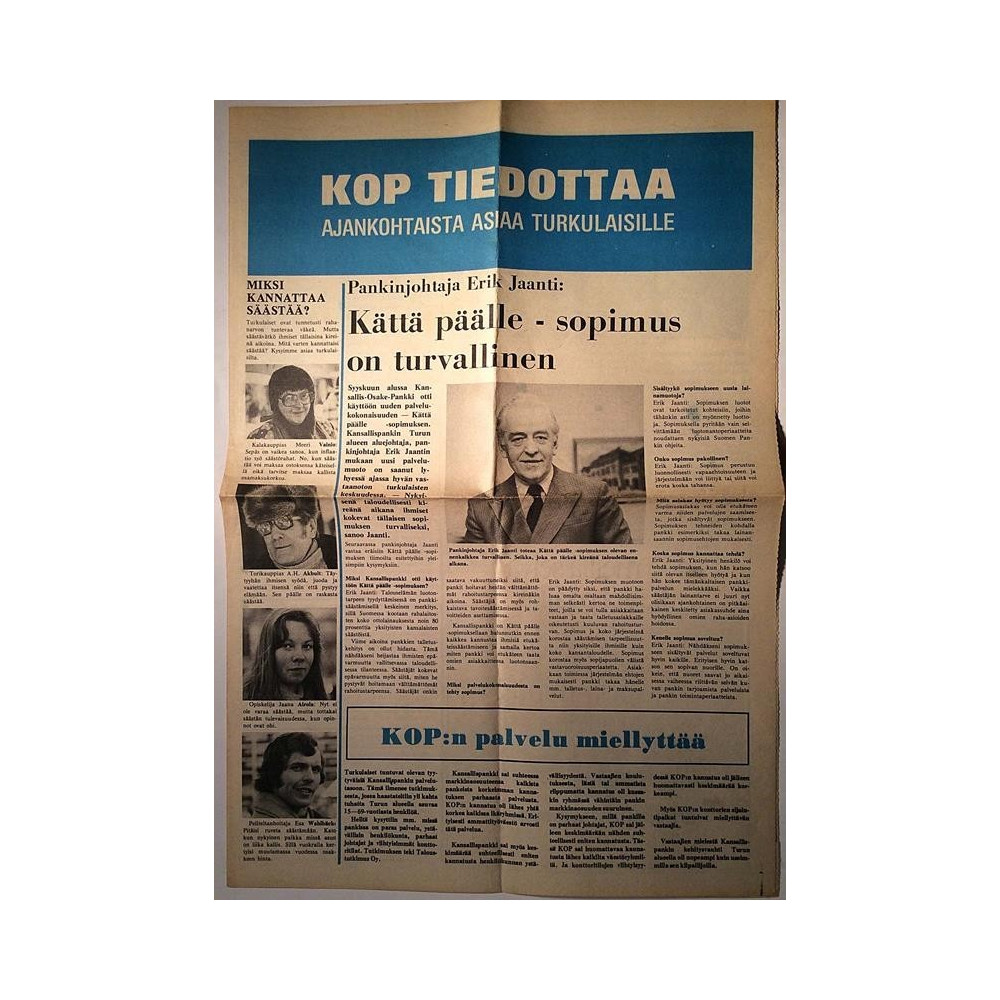 KOP tiedottaa : Ajankohtaista asiaa turkulaisille - Brochure