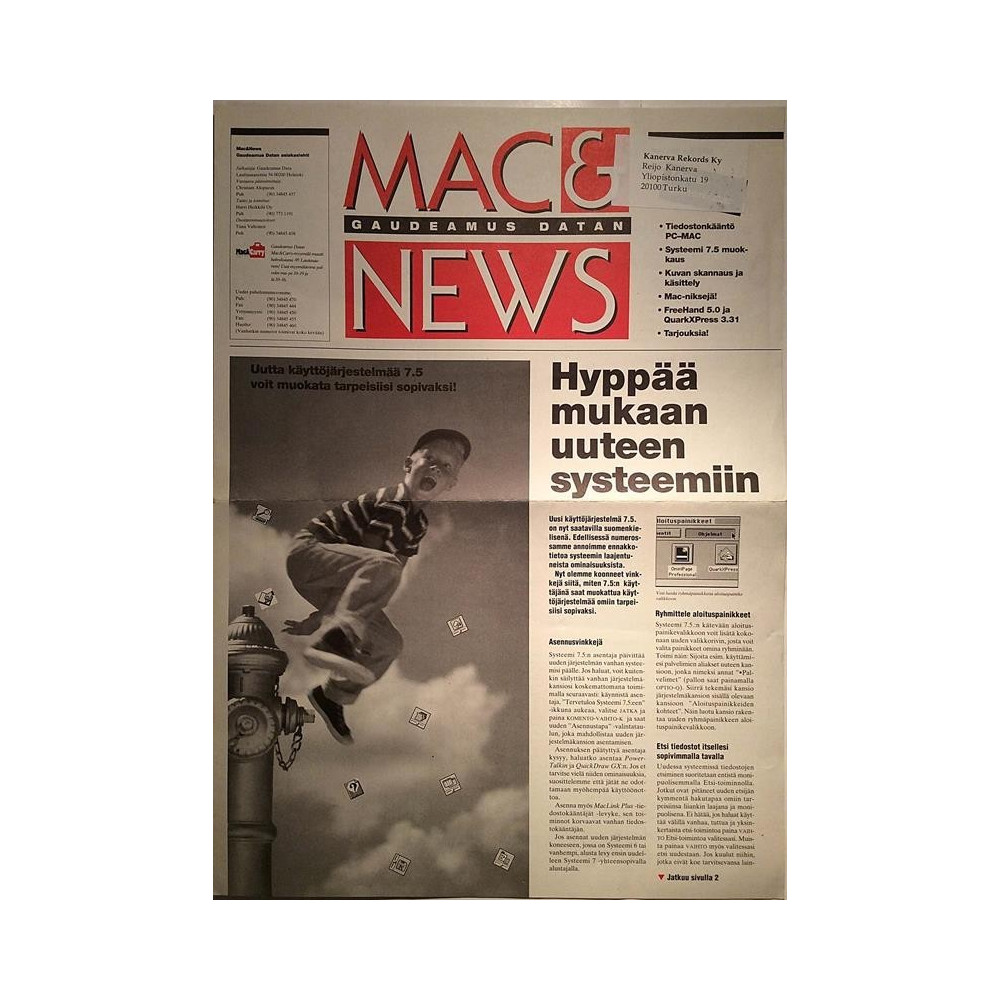 Mac & News : Hyppää mukaan uuteen systeemiin 7.5 - Brochure computer