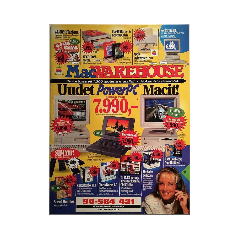 MacWarehouse : Uudet PowerPC Macit! - Brochure computer