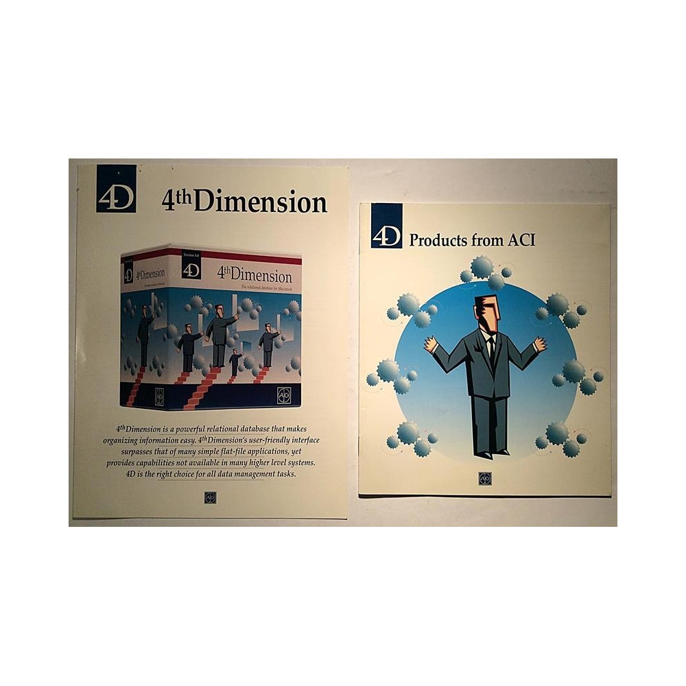 4D 4th Dimension : Products from ACI - Brochure software
